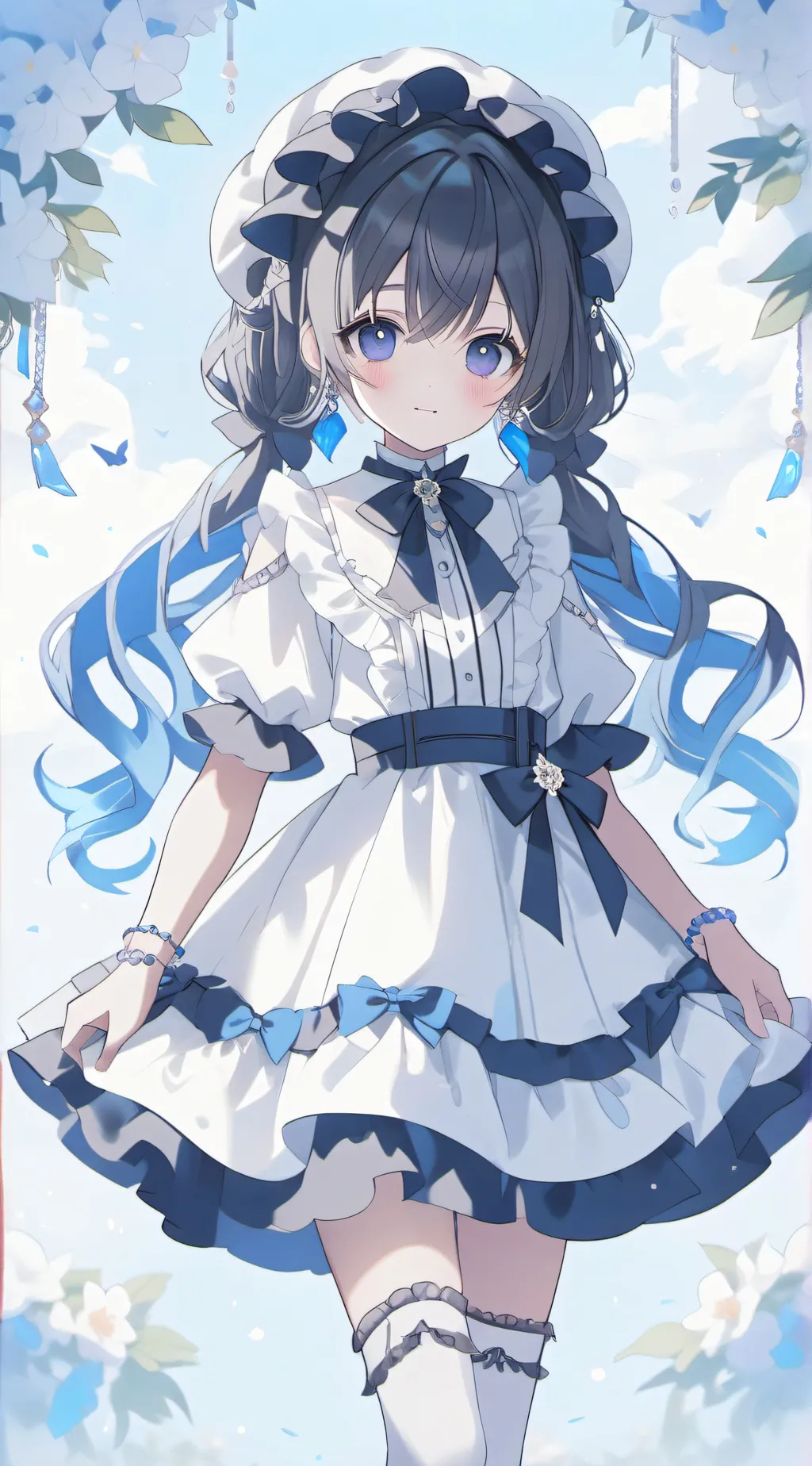 ai character: bluey background