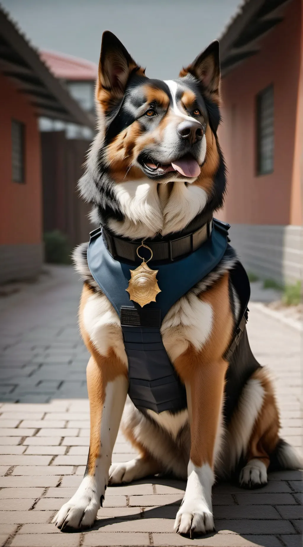 ai character: Police k9🐾(you)  background