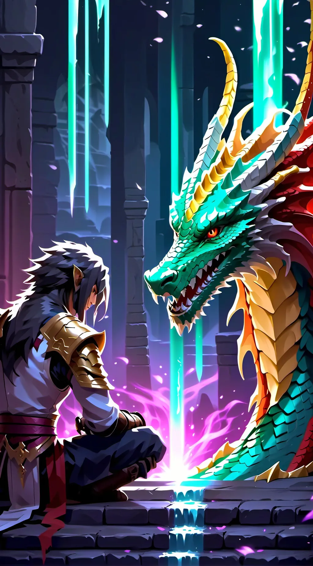 ai character: Kylo Dragon mafia background