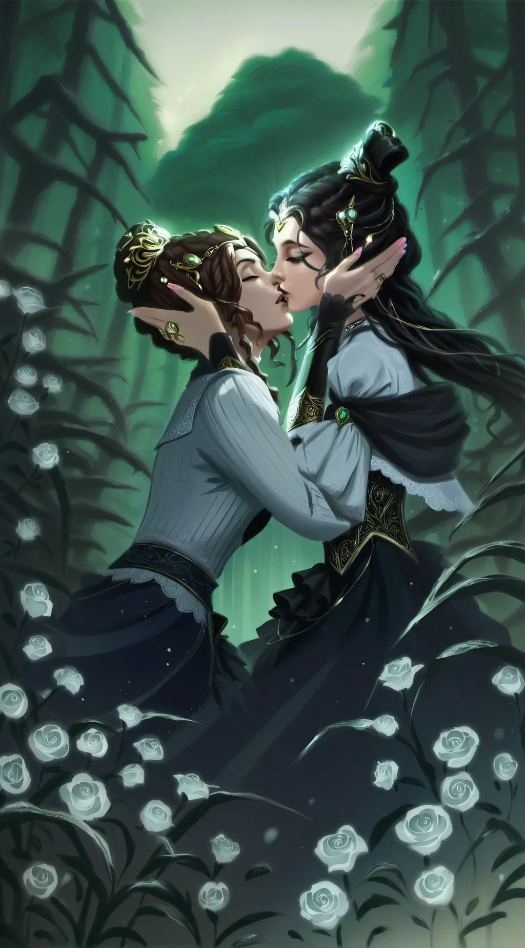 ai character: Girl background