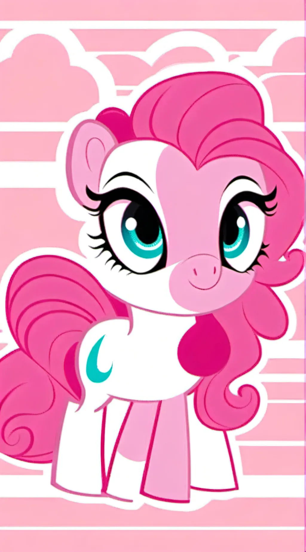 ai character: pinkie pie  background