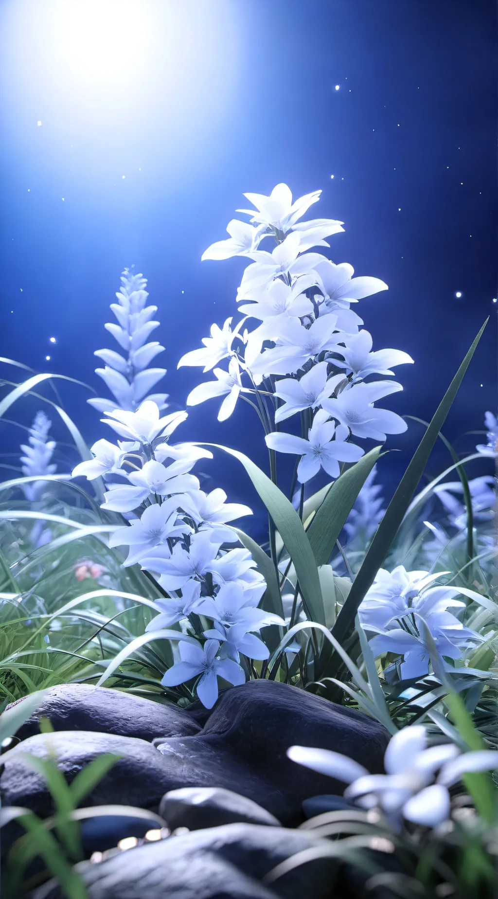 ai character: Grass background