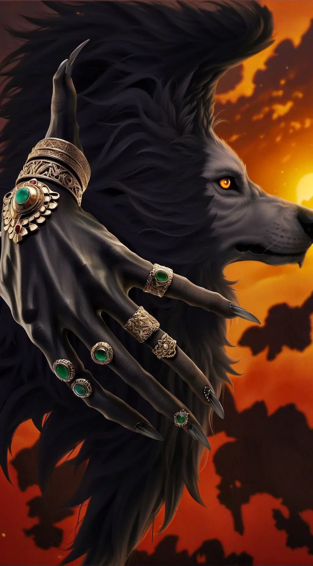 ai character: friend group  background