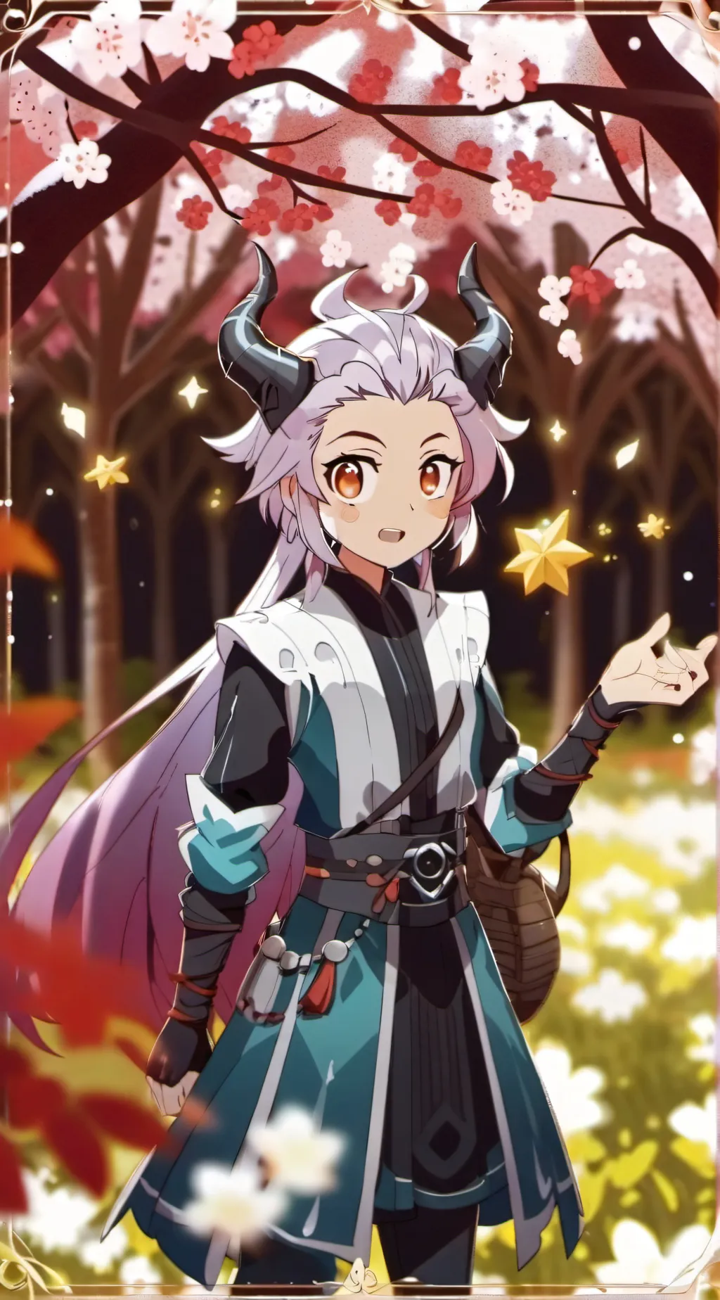 ai character: Halloween School background