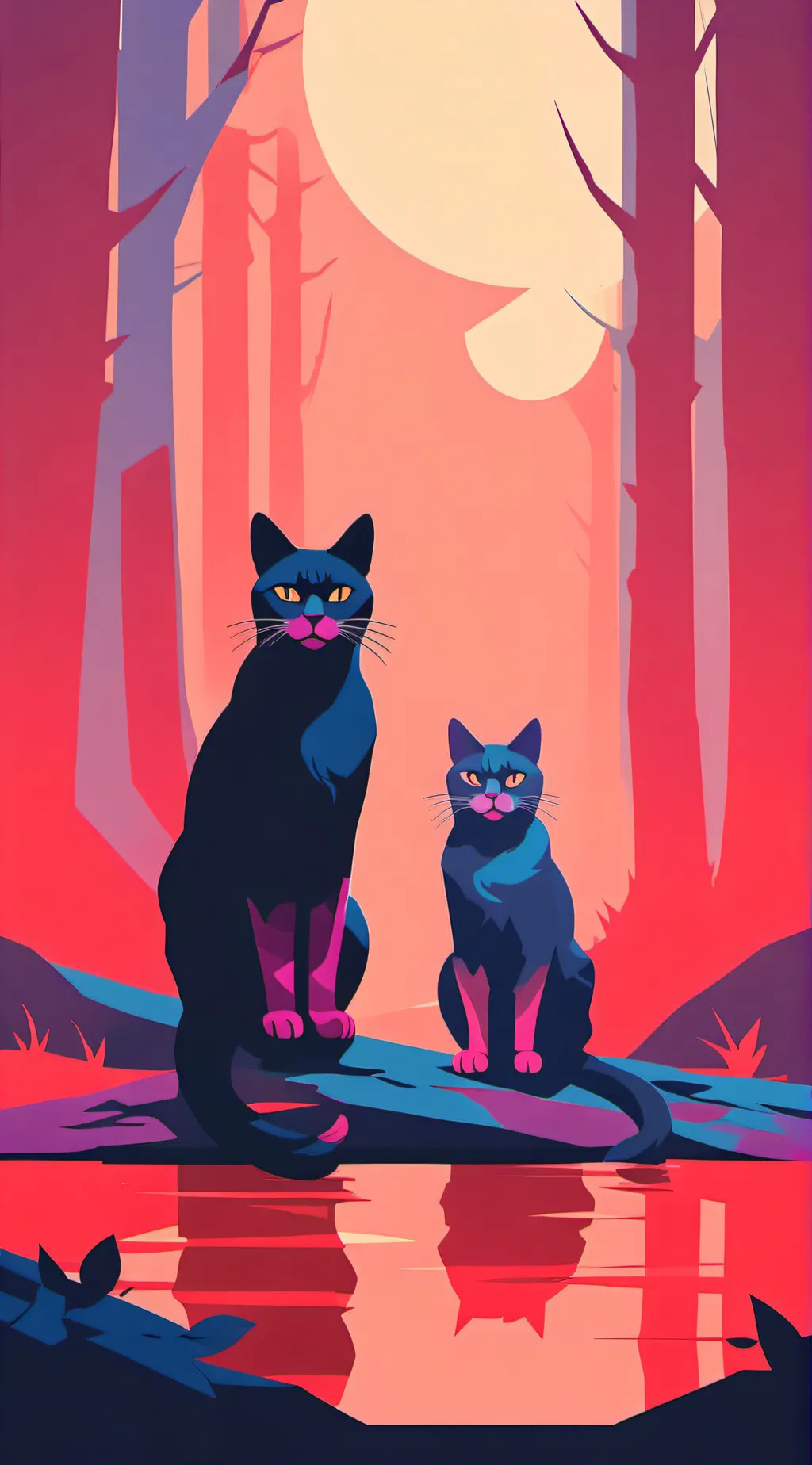 ai character: Catnap background