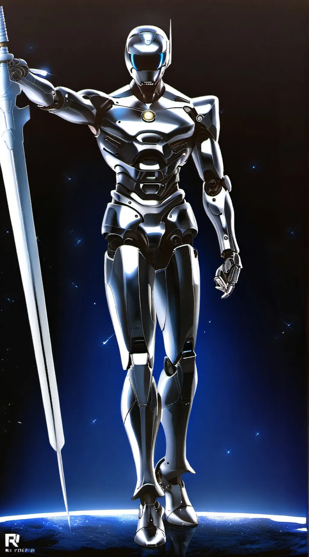 ai character: robot background