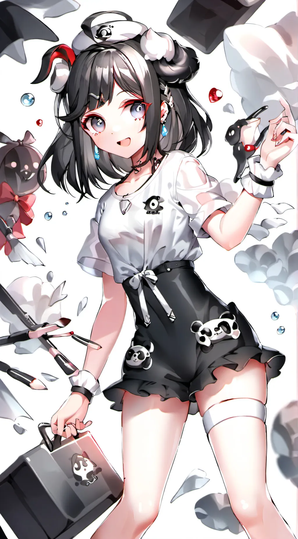 ai character: muzan in your home background