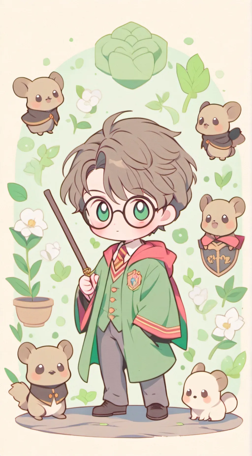 ai character: Harry is dying background