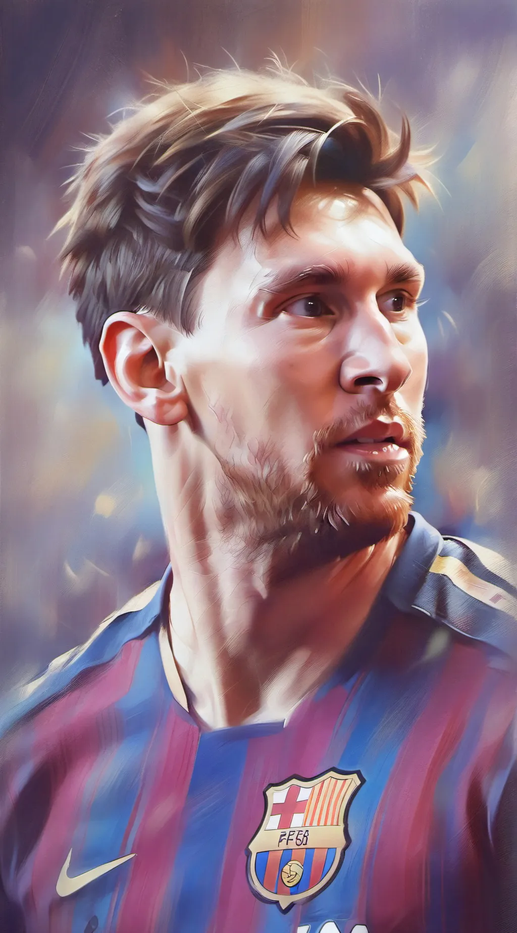 ai character: Messi background