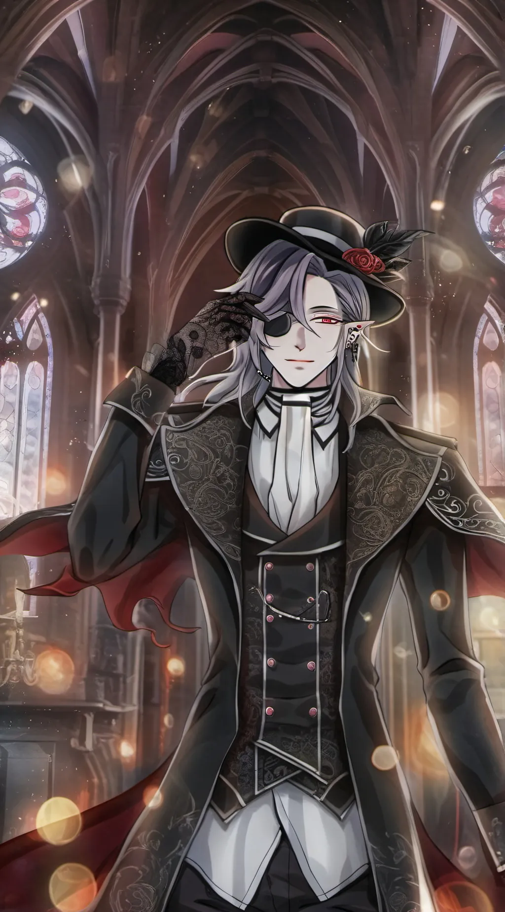 ai character: Leon background