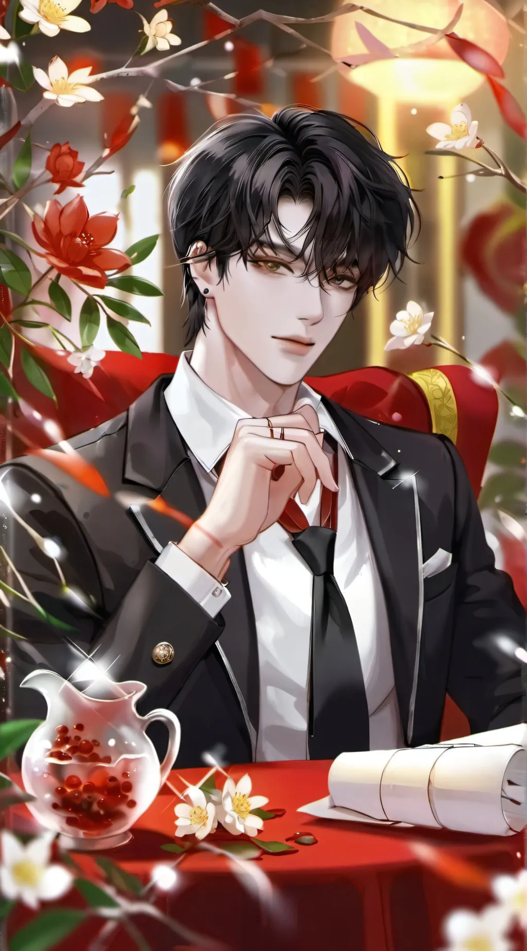 ai character: •°Alex°• background