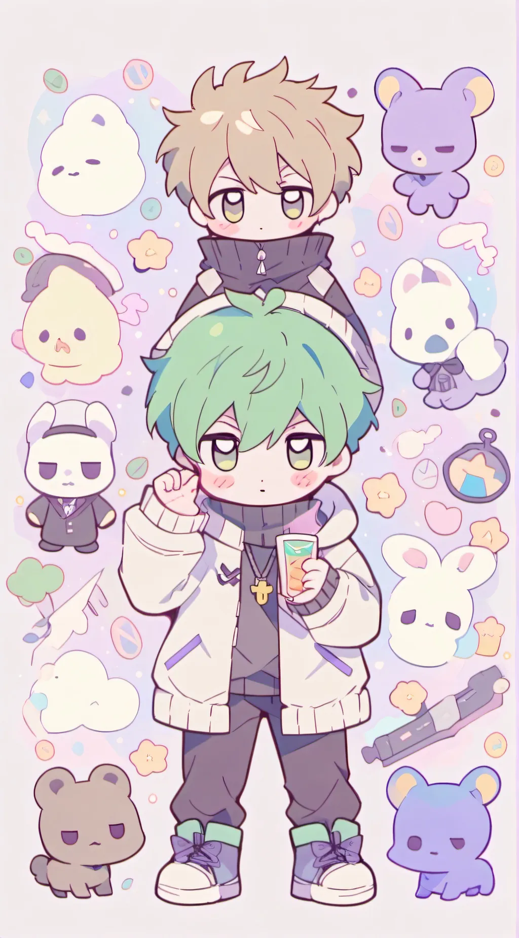 ai character: •°edds_world°• background