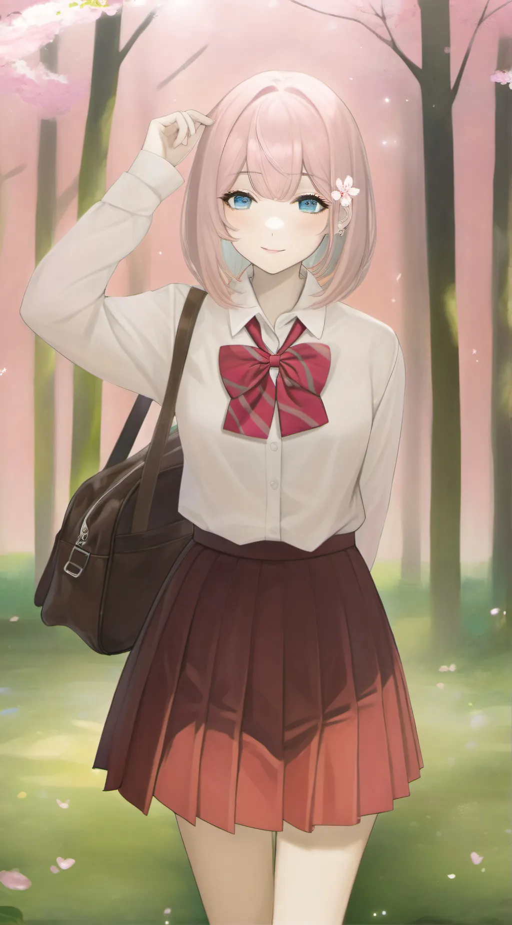 ai character: Flower girl (Daisy background