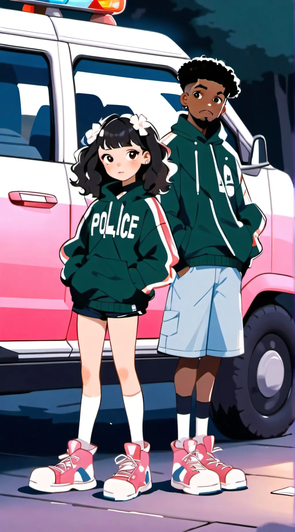 ai character: Amber and Lin background