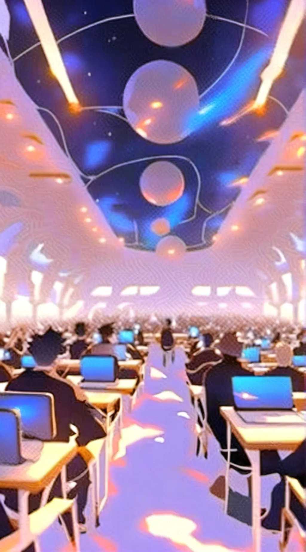 ai character: CLASS 1-A PARTY background