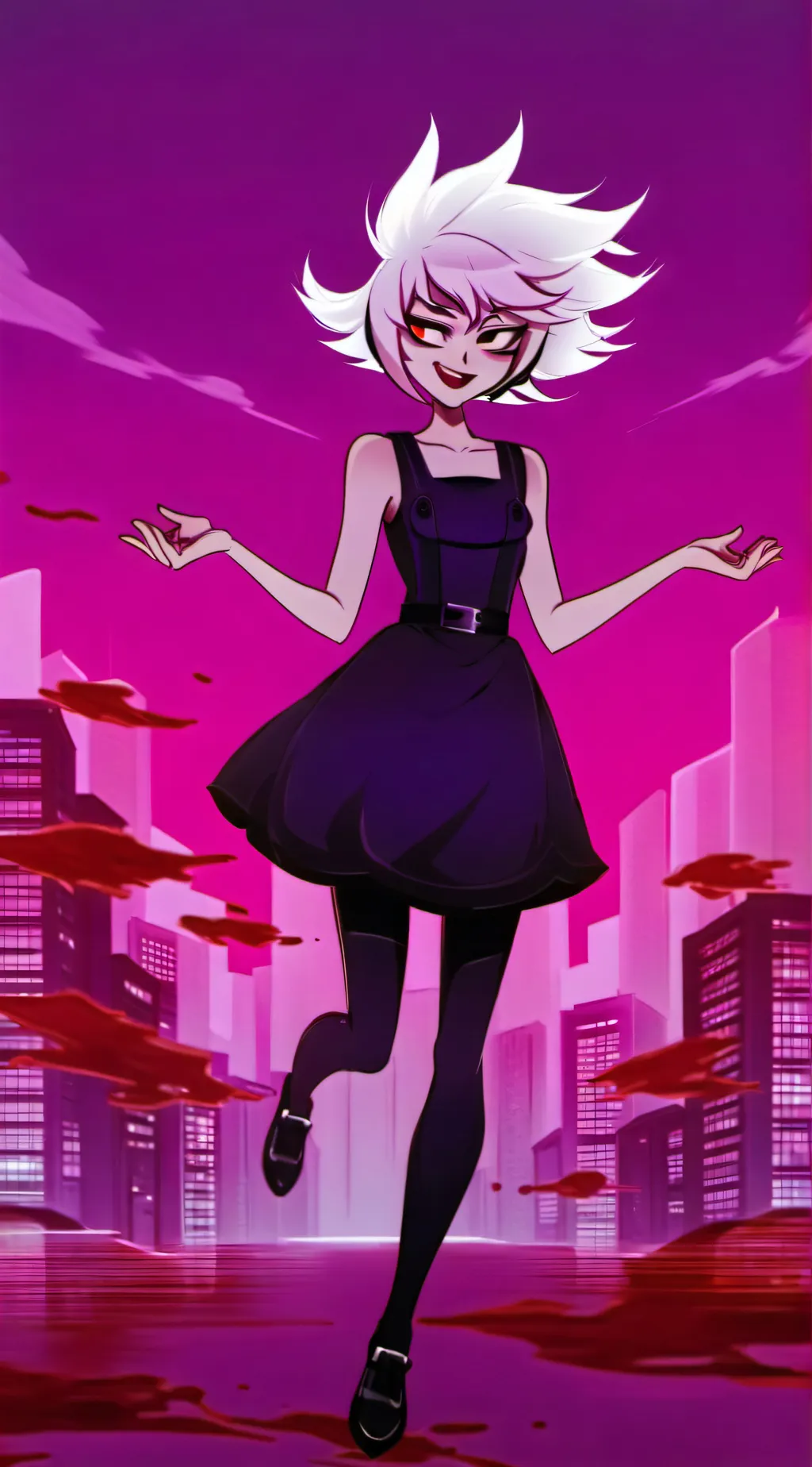 ai character: toga background