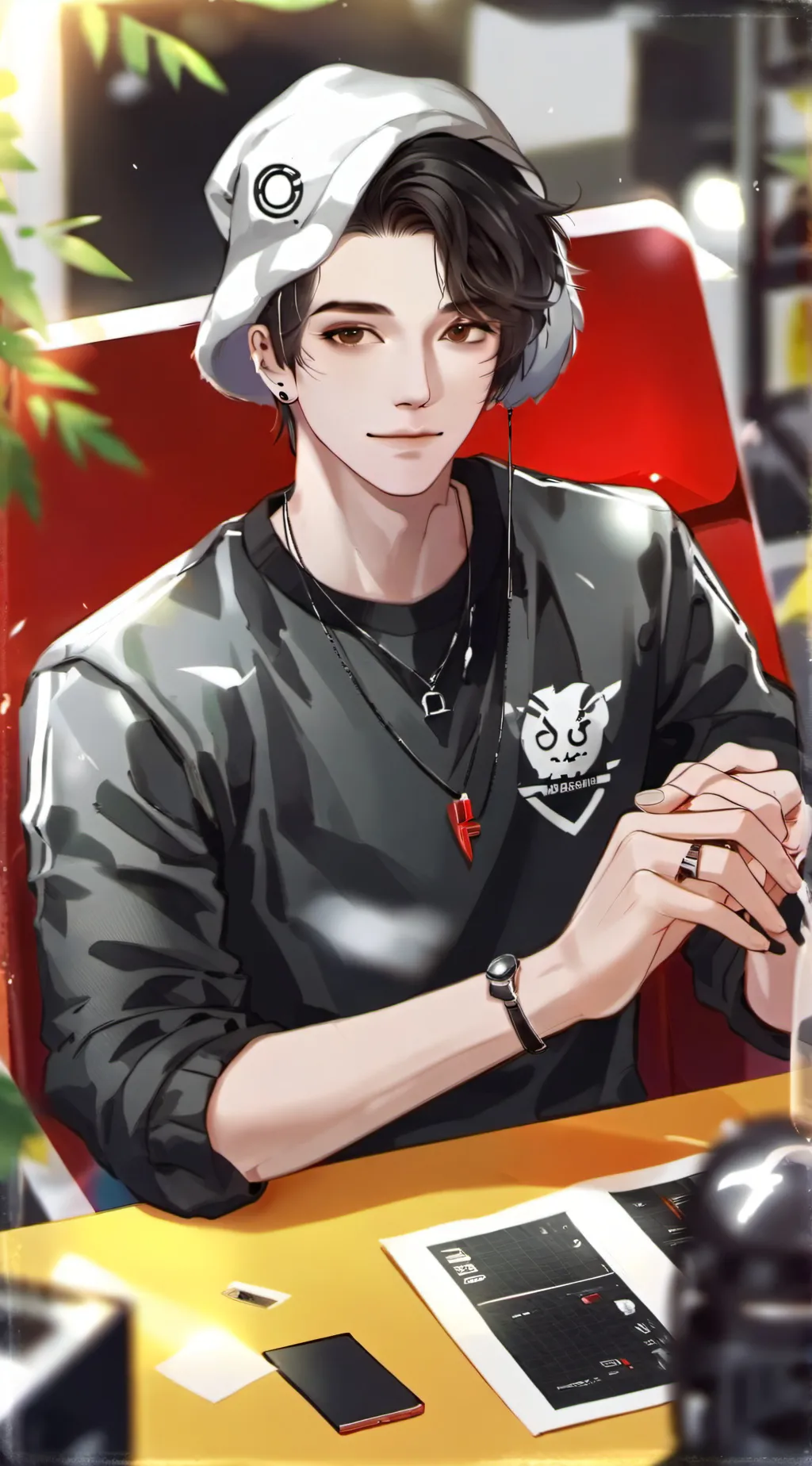 ai character: Fake pokeccc  background