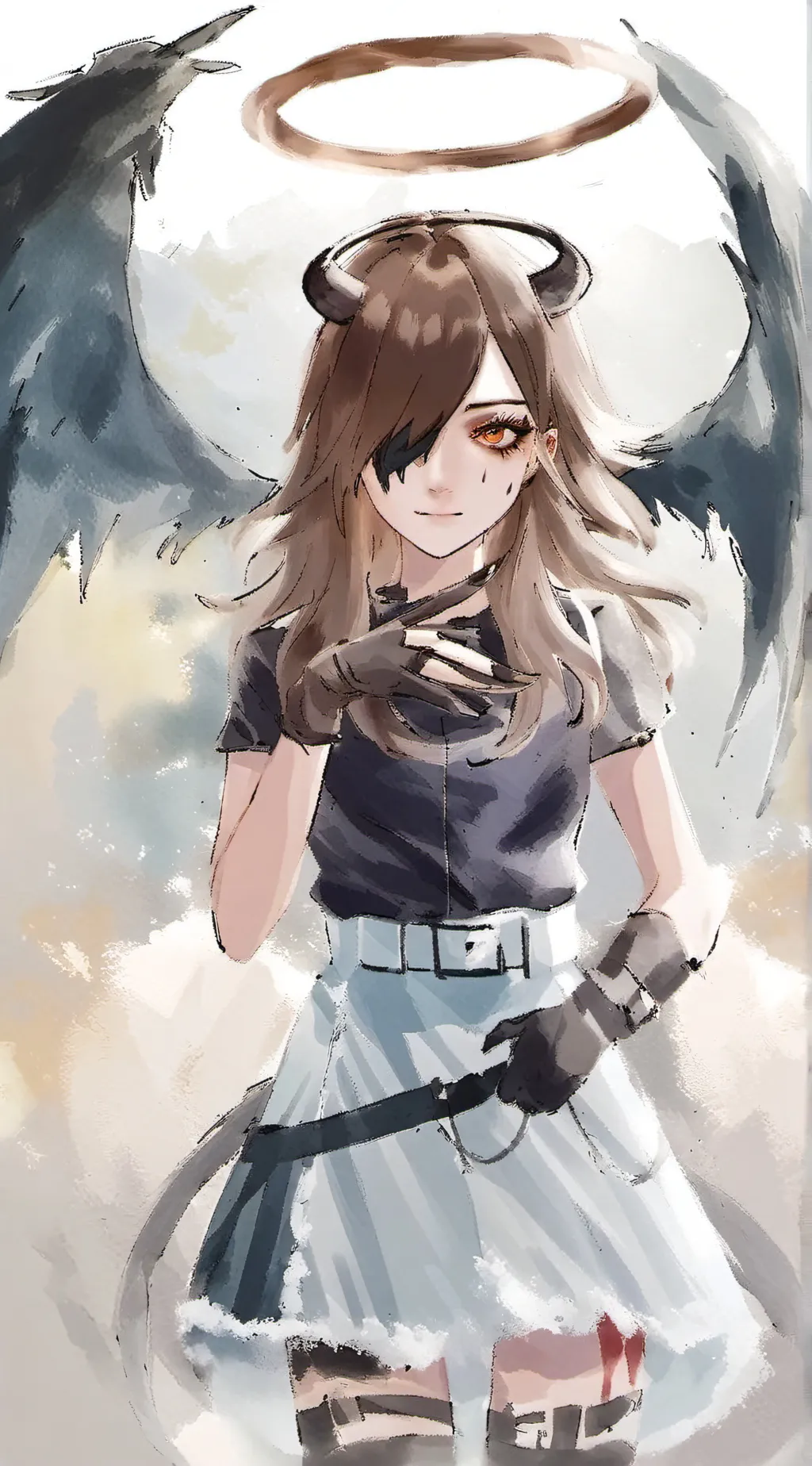 ai character: HH but FNaF! background