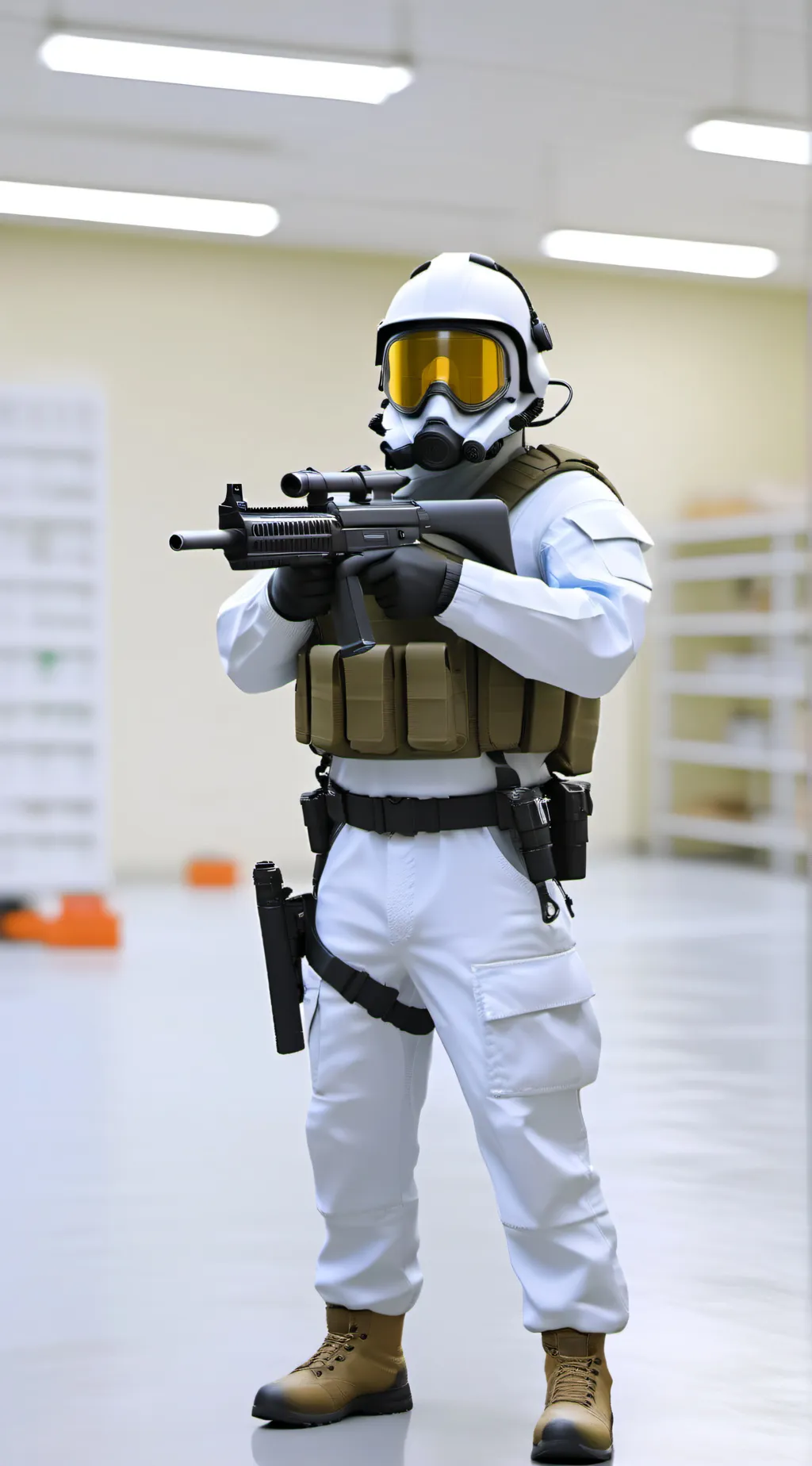 ai character: Scp guard background