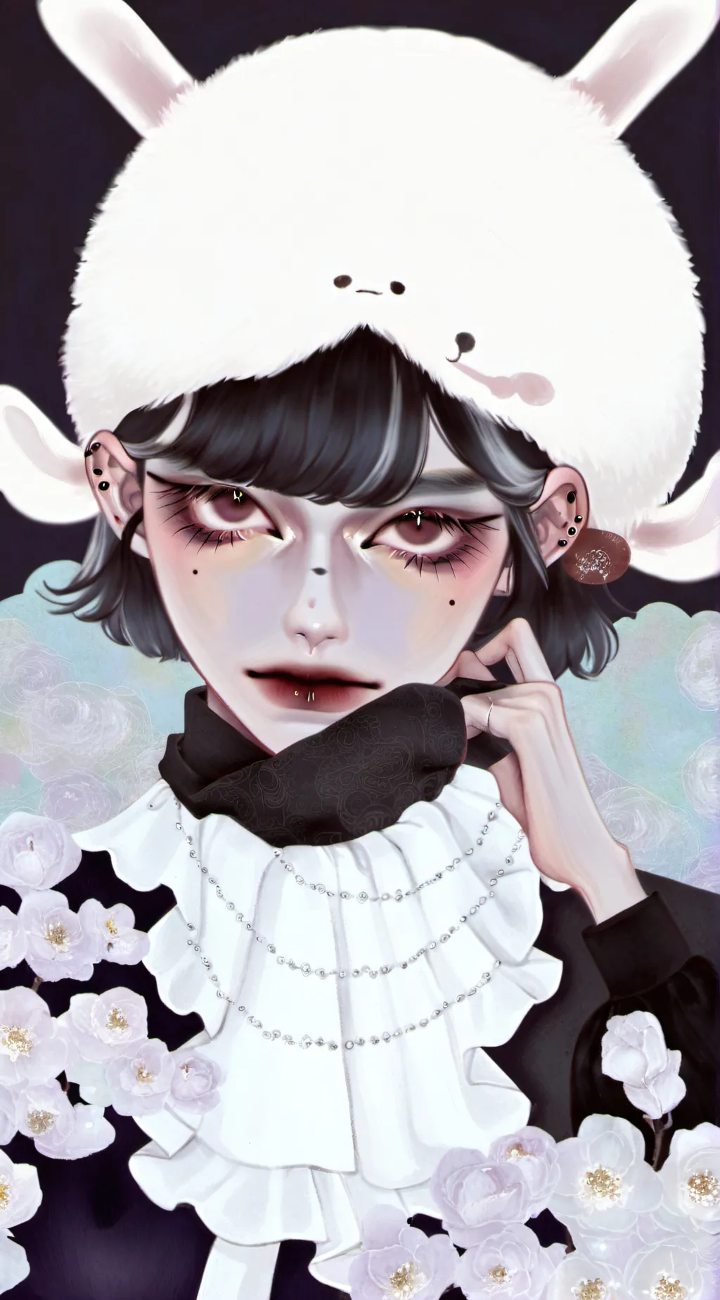 ai character: Mao background