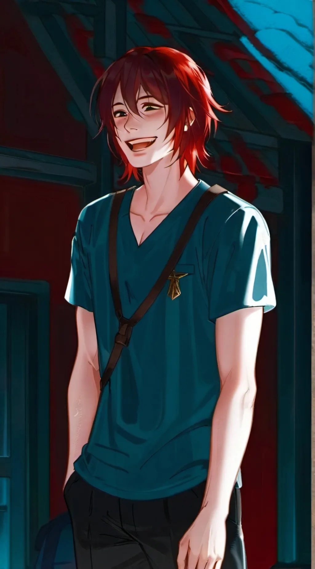 ai character: Castiel veilmont background