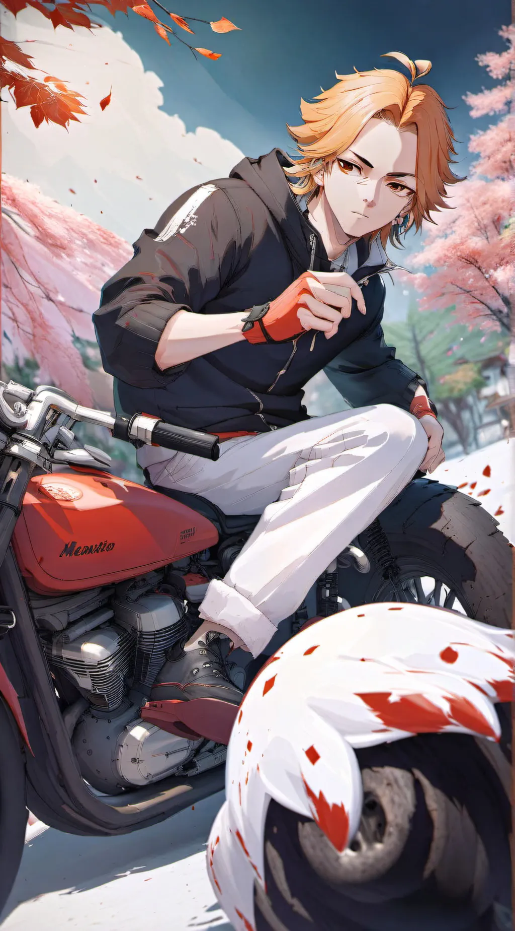 ai character: Manjiro sano  background