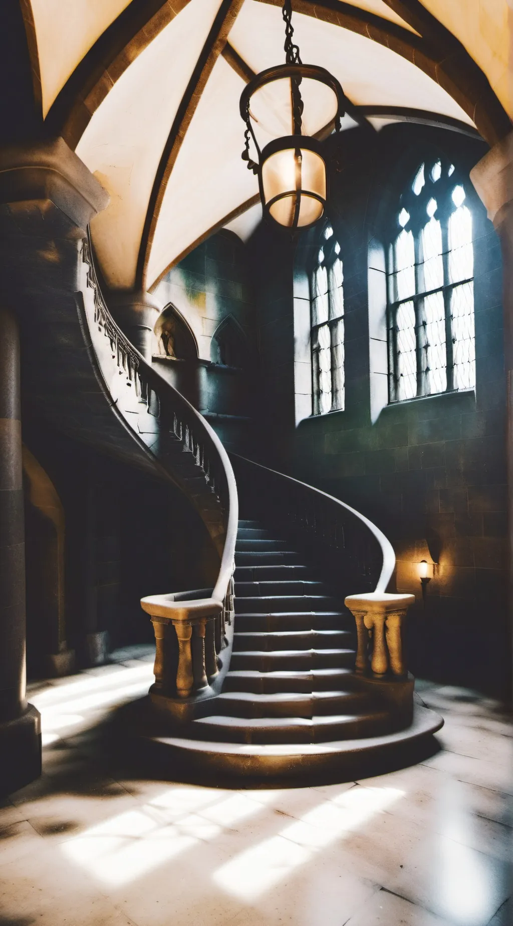 ai character: Hogwarts  background