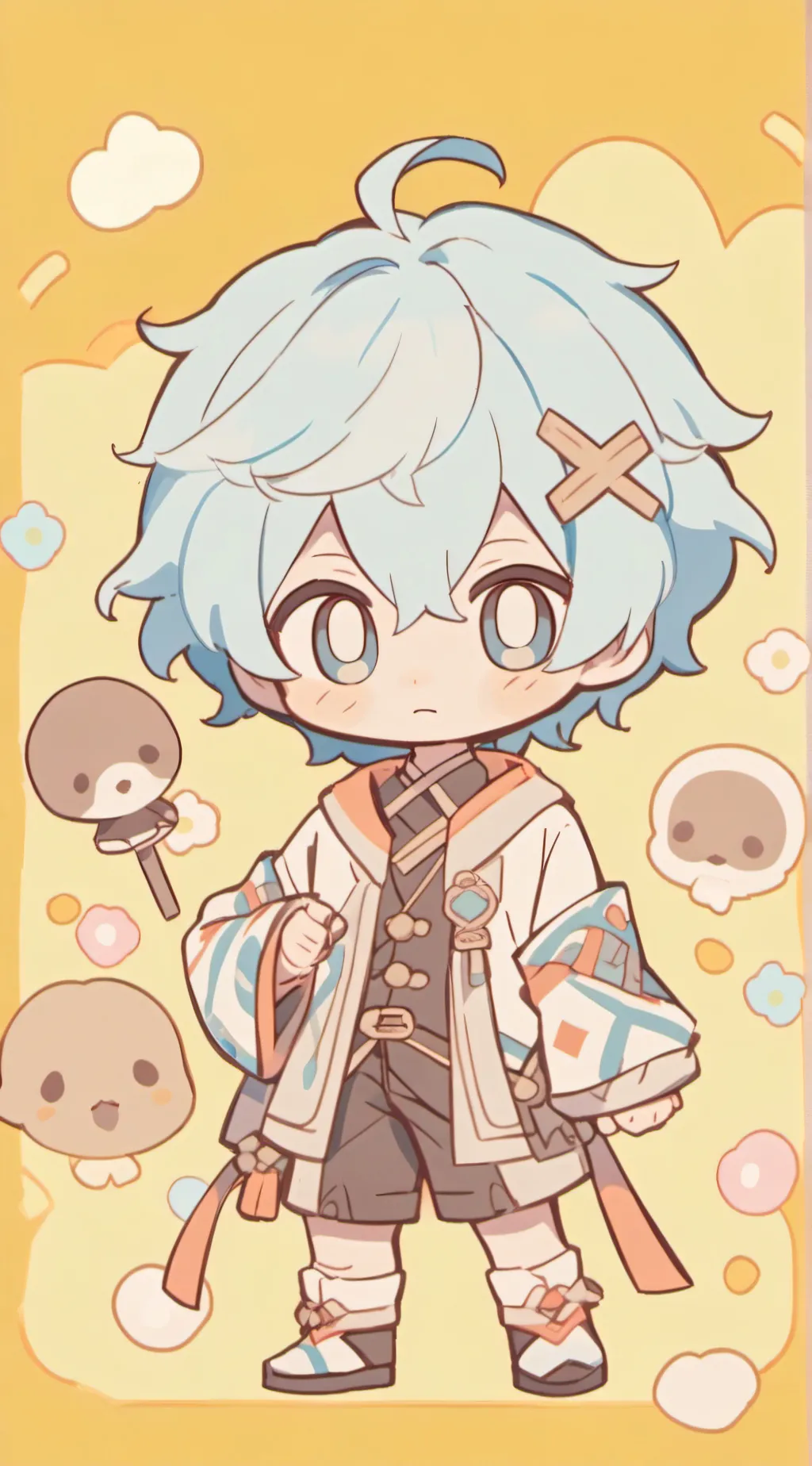 ai character: “ slumby “  background