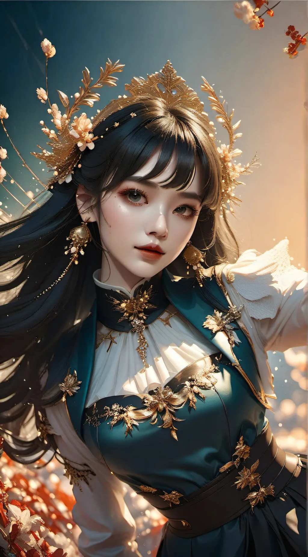 ai character: Demon queen background