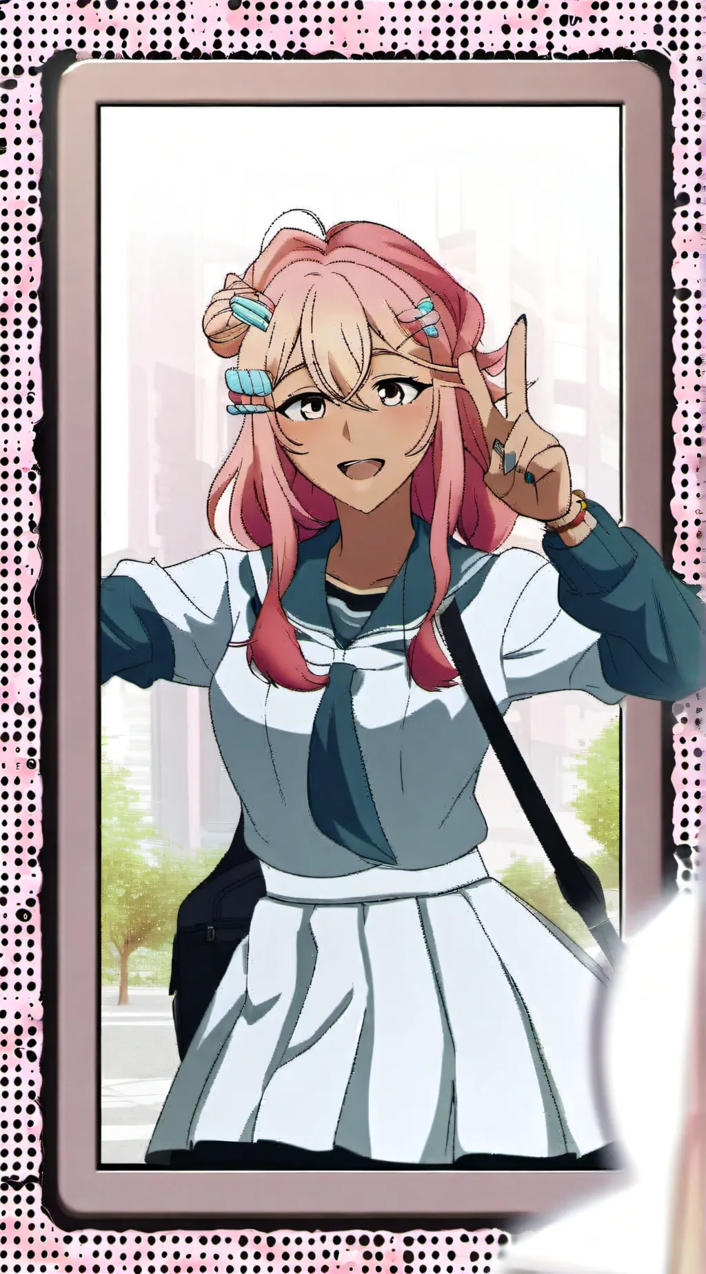 ai character: Ayano Aishi *Gyaru background