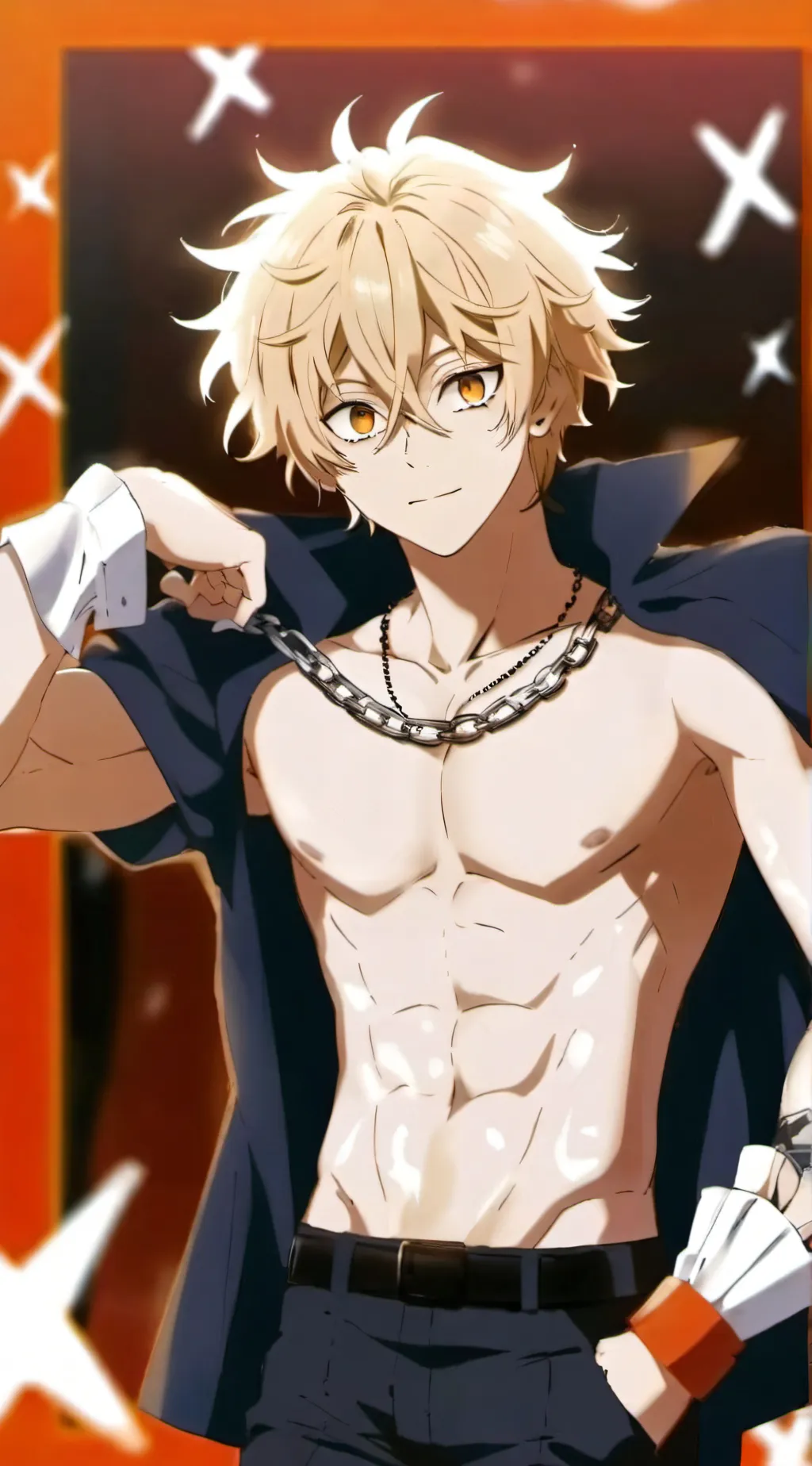 ai character: Femboi Bakugo background