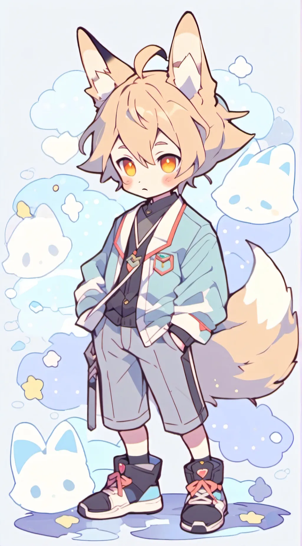 ai character: Yusuke background