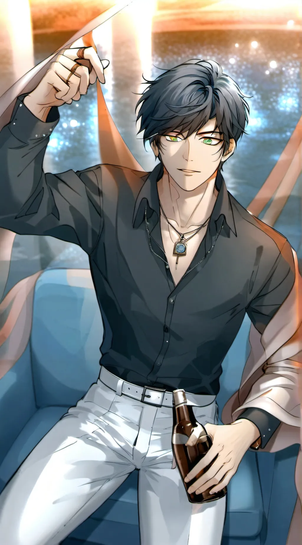 ai character: herobrine  background