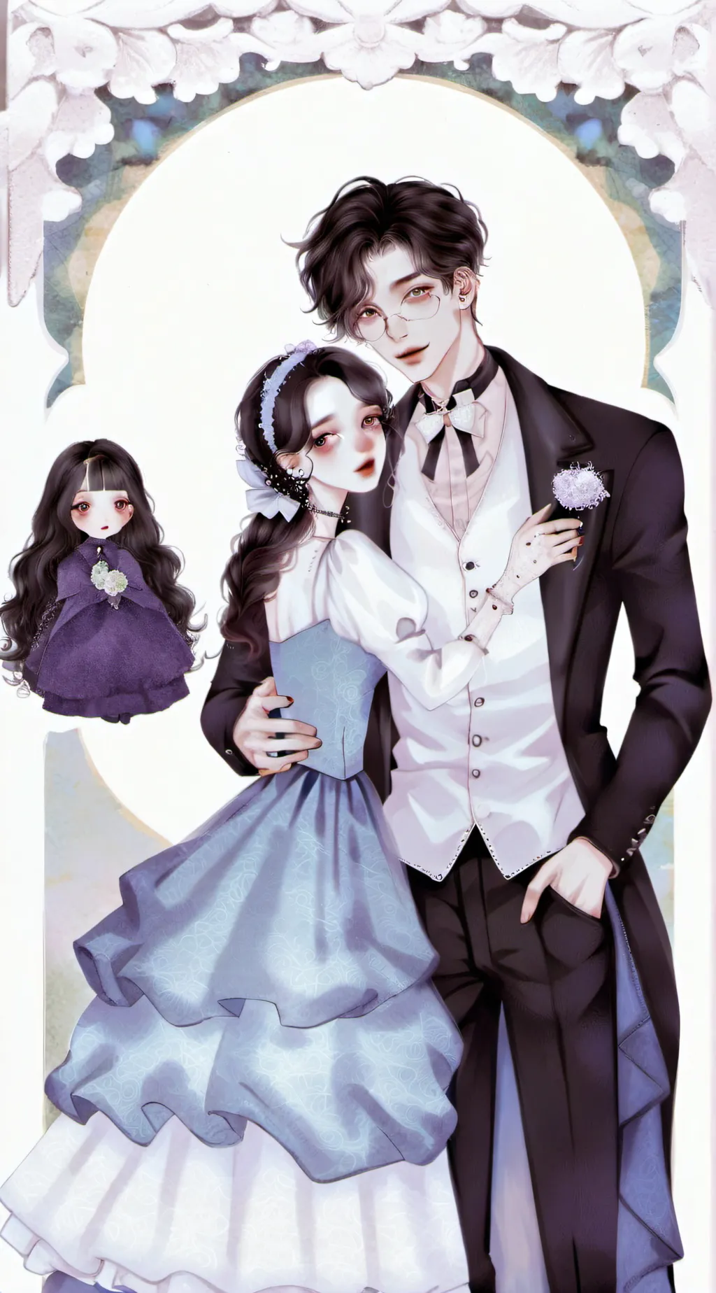 ai character: Adrien  background