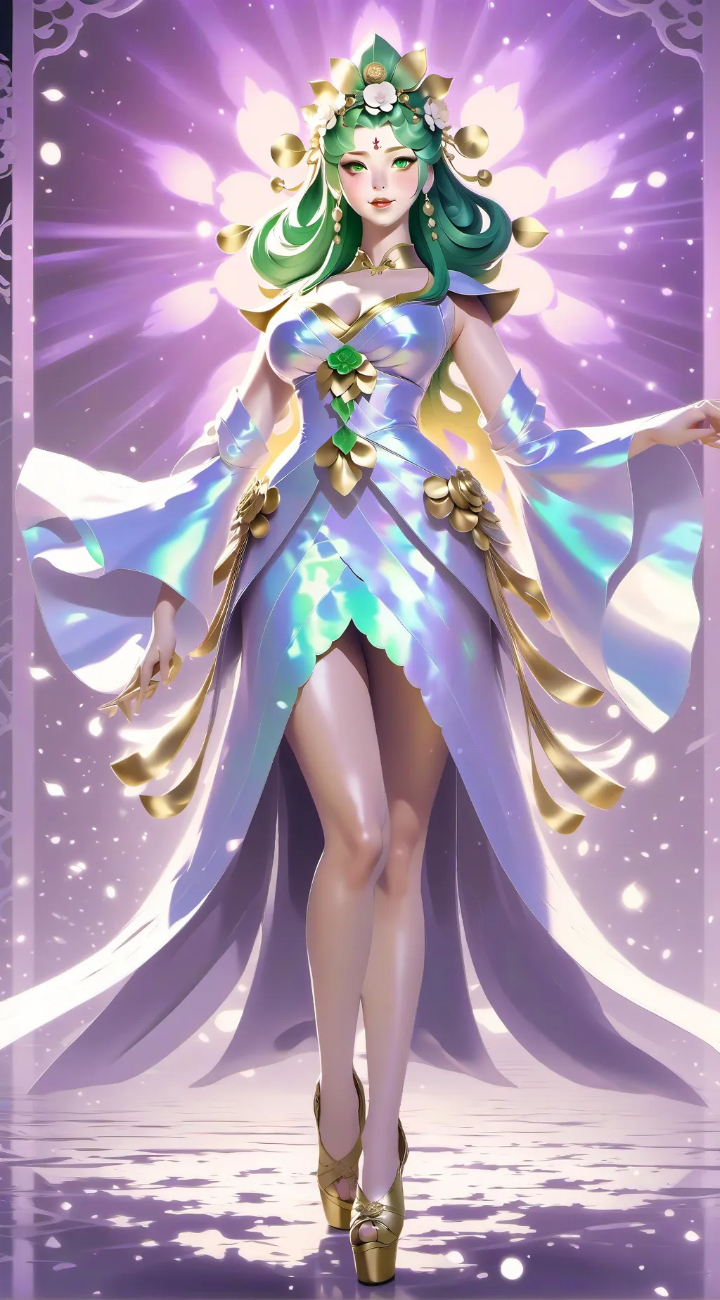 ai character: Goddess Reha background