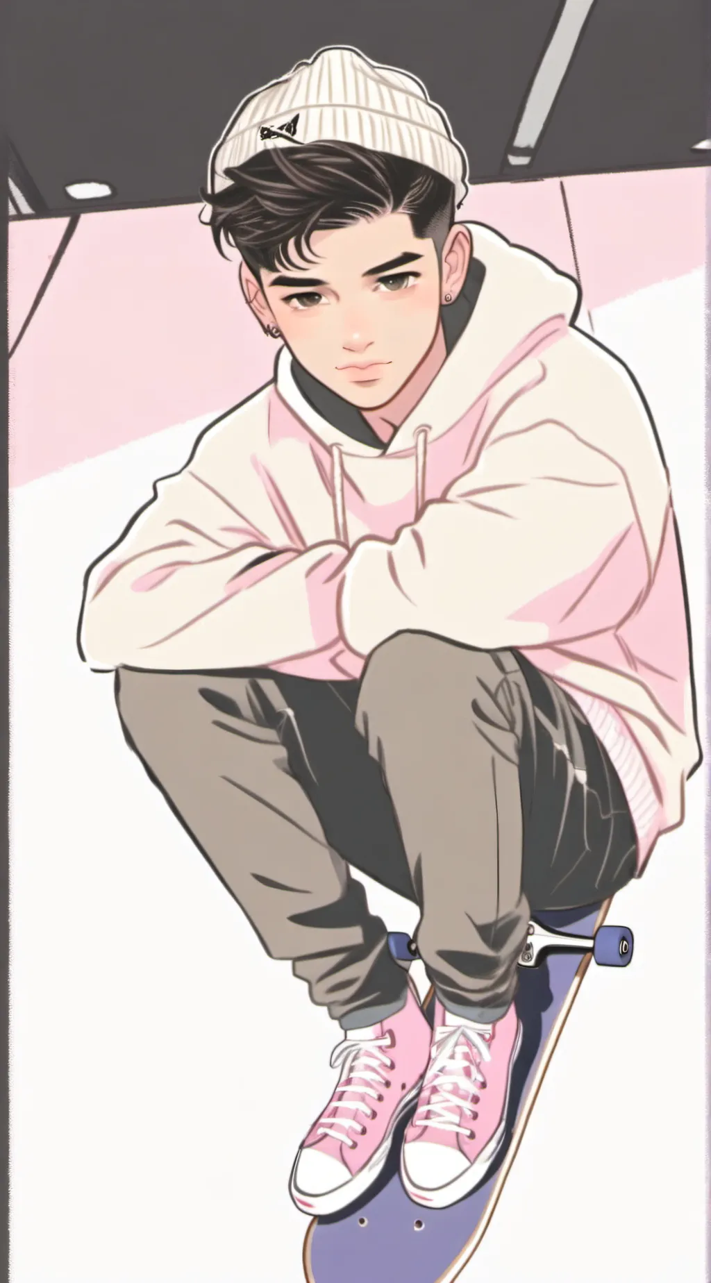 ai character: Lucia Espinosa  background