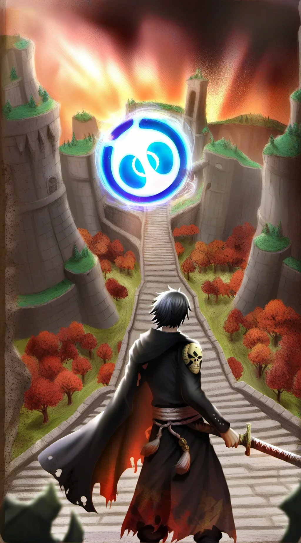 ai character: One piece background