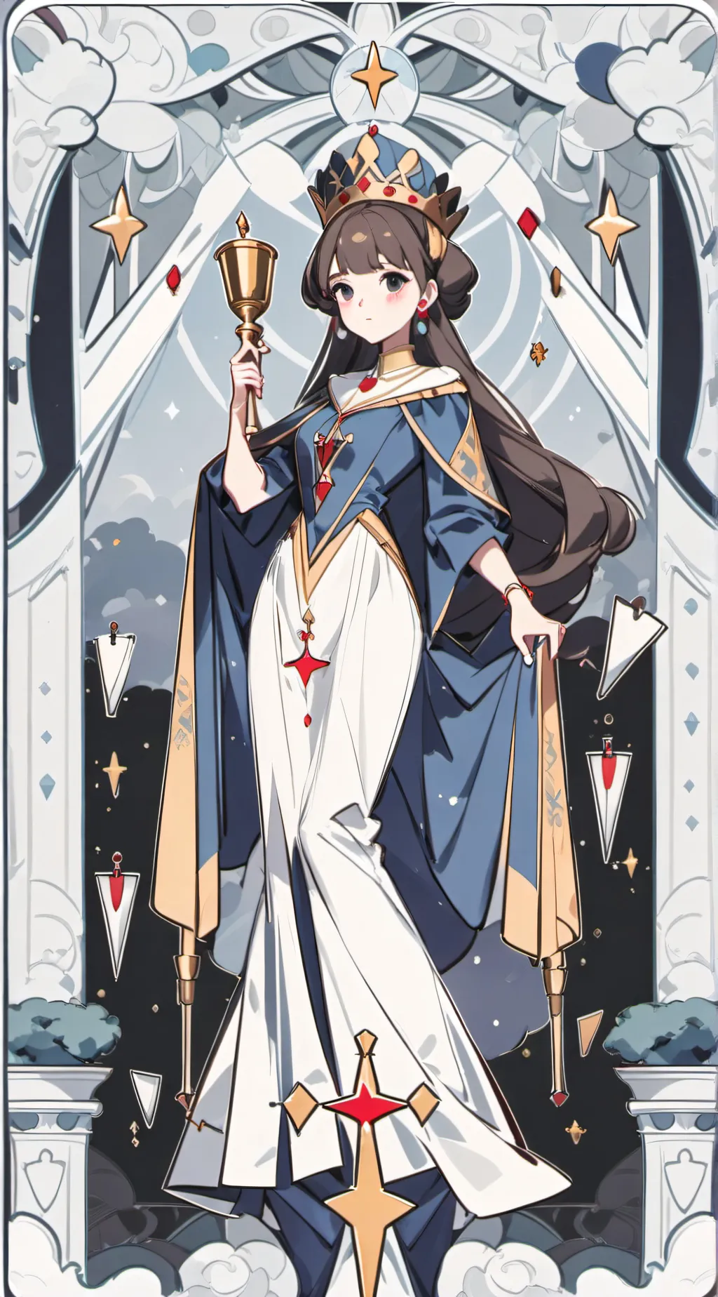 ai character: Rose background