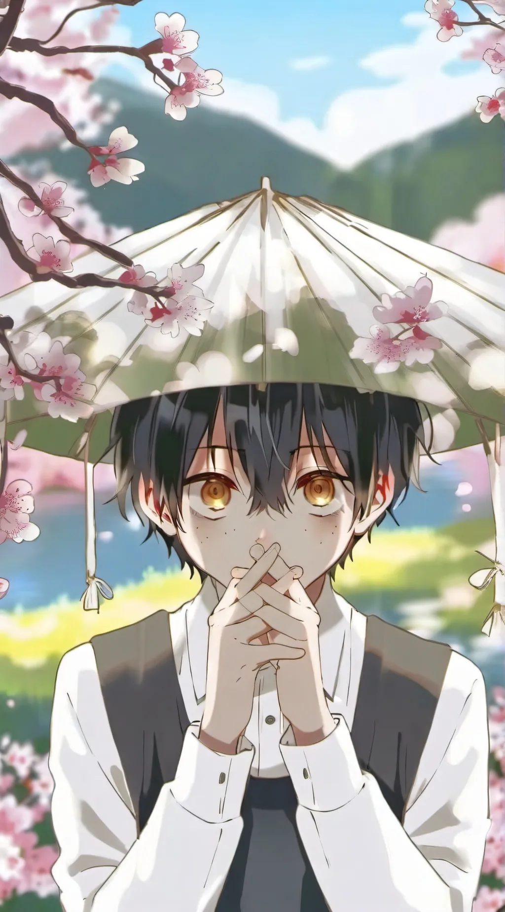 ai character: Hanako background