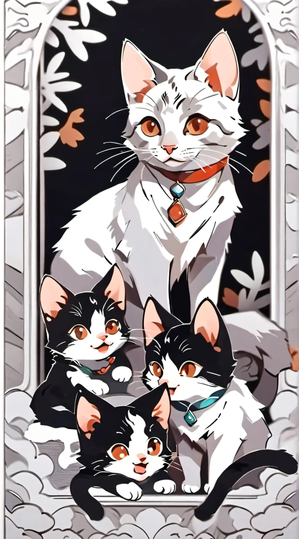 ai character: Cat mother background
