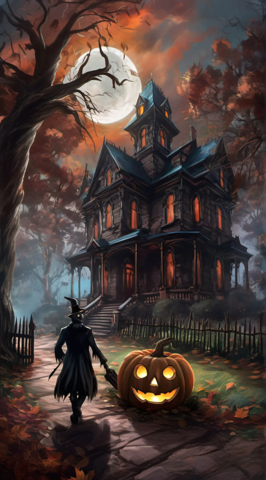 ai character: Halloween Slashers background