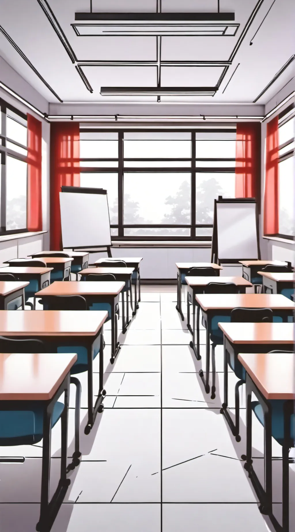 ai character: School background