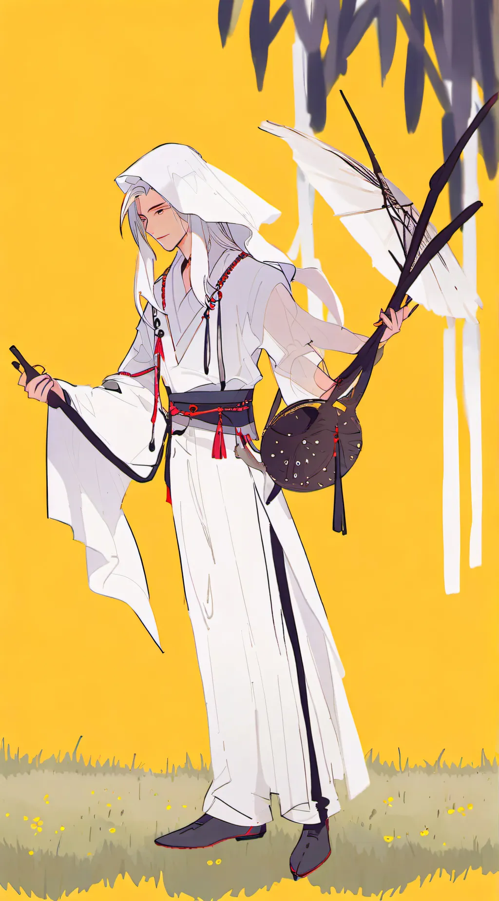 ai character: I'M ALIVE! :D background