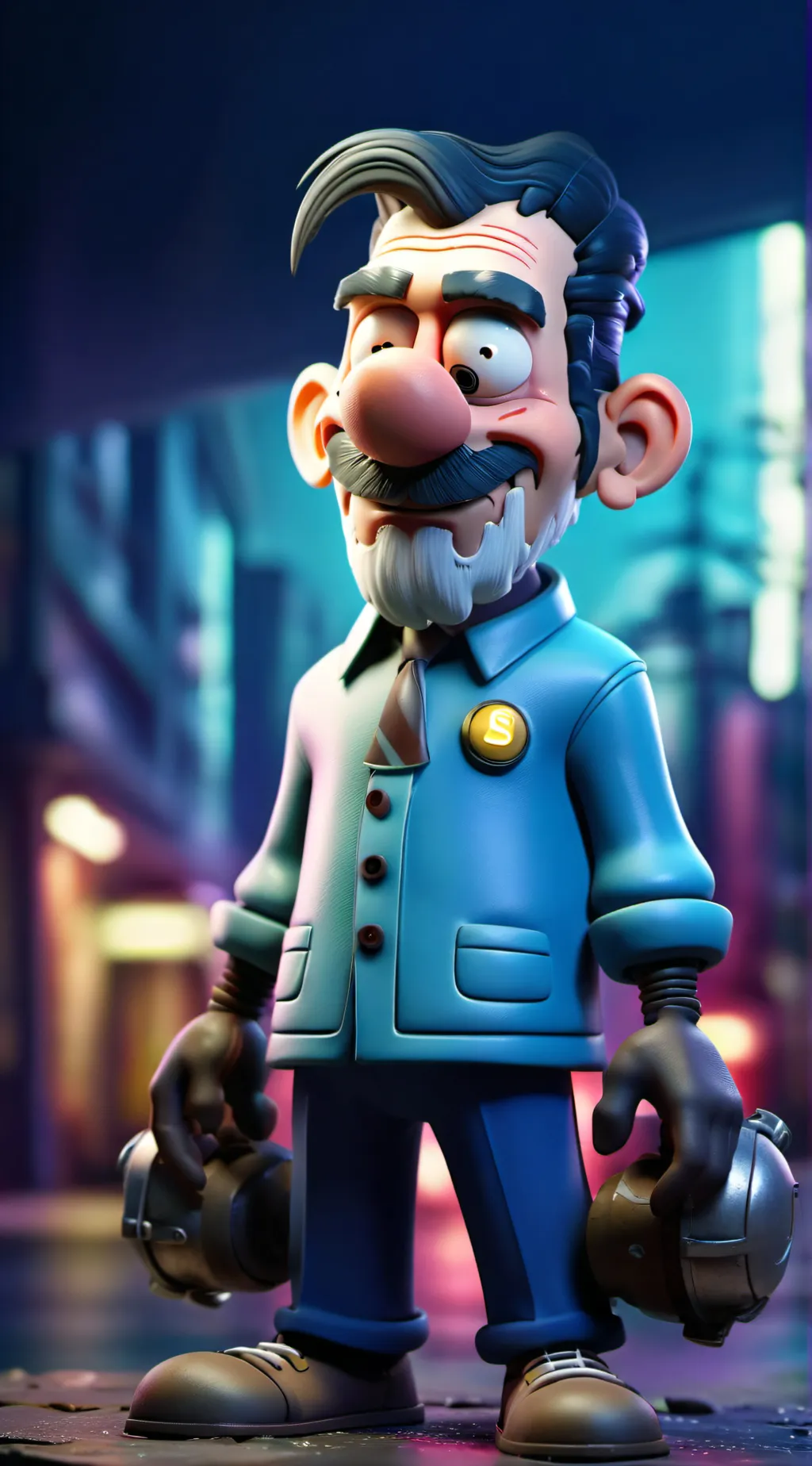 ai character: goof background