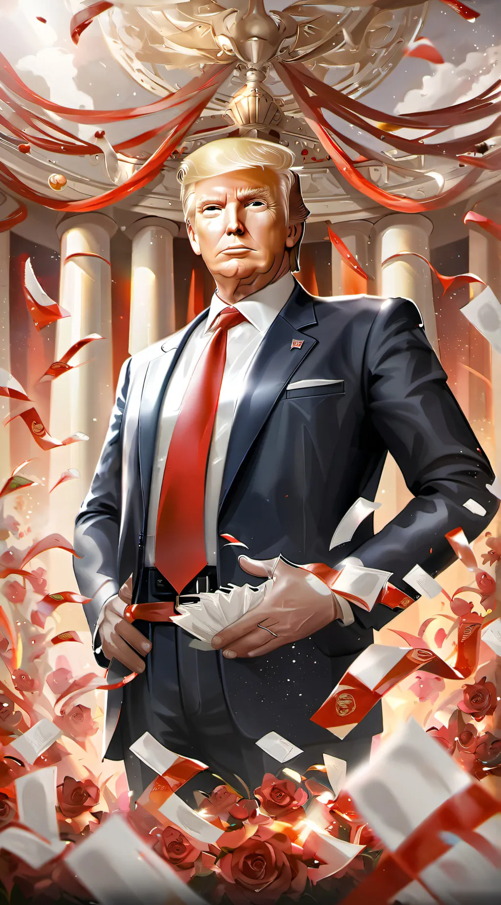 ai character: Trump background