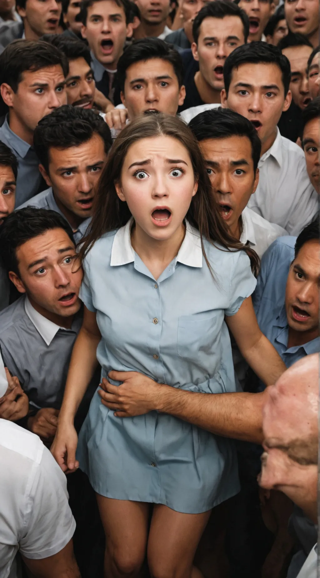 ai character: The only girl sim  background