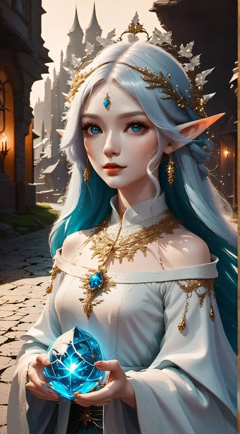 ai character: Elara background