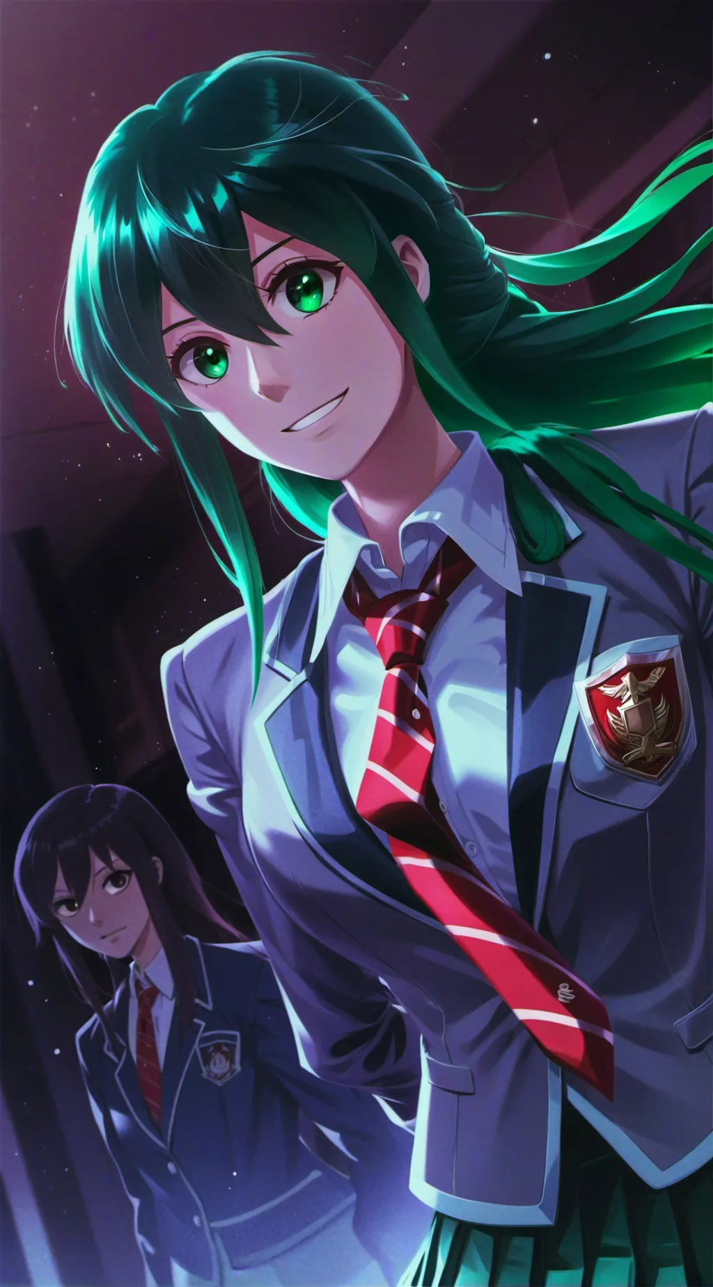 ai character: Mha new girl/you background