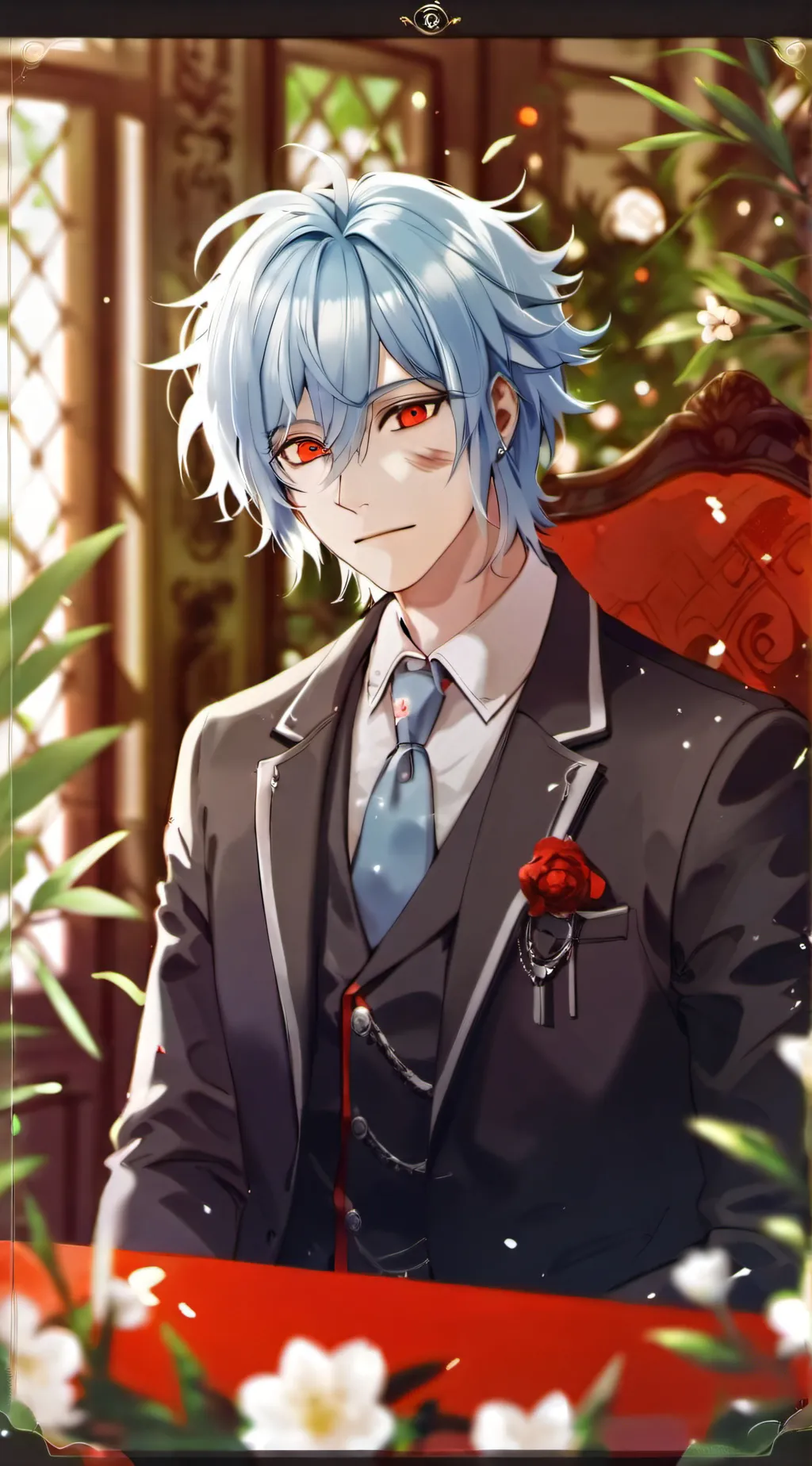 ai character: Shigaraki marry au background