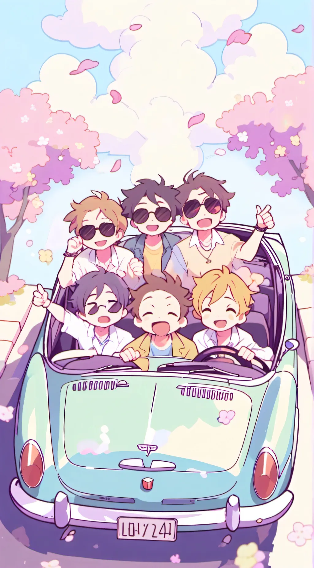 ai character: GET IN LOSERS background